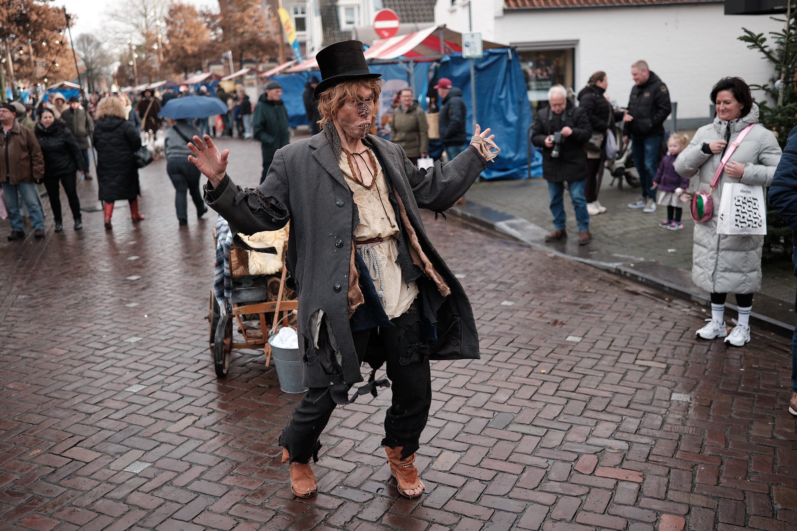 foto Dickens festijn drunen van een zwever