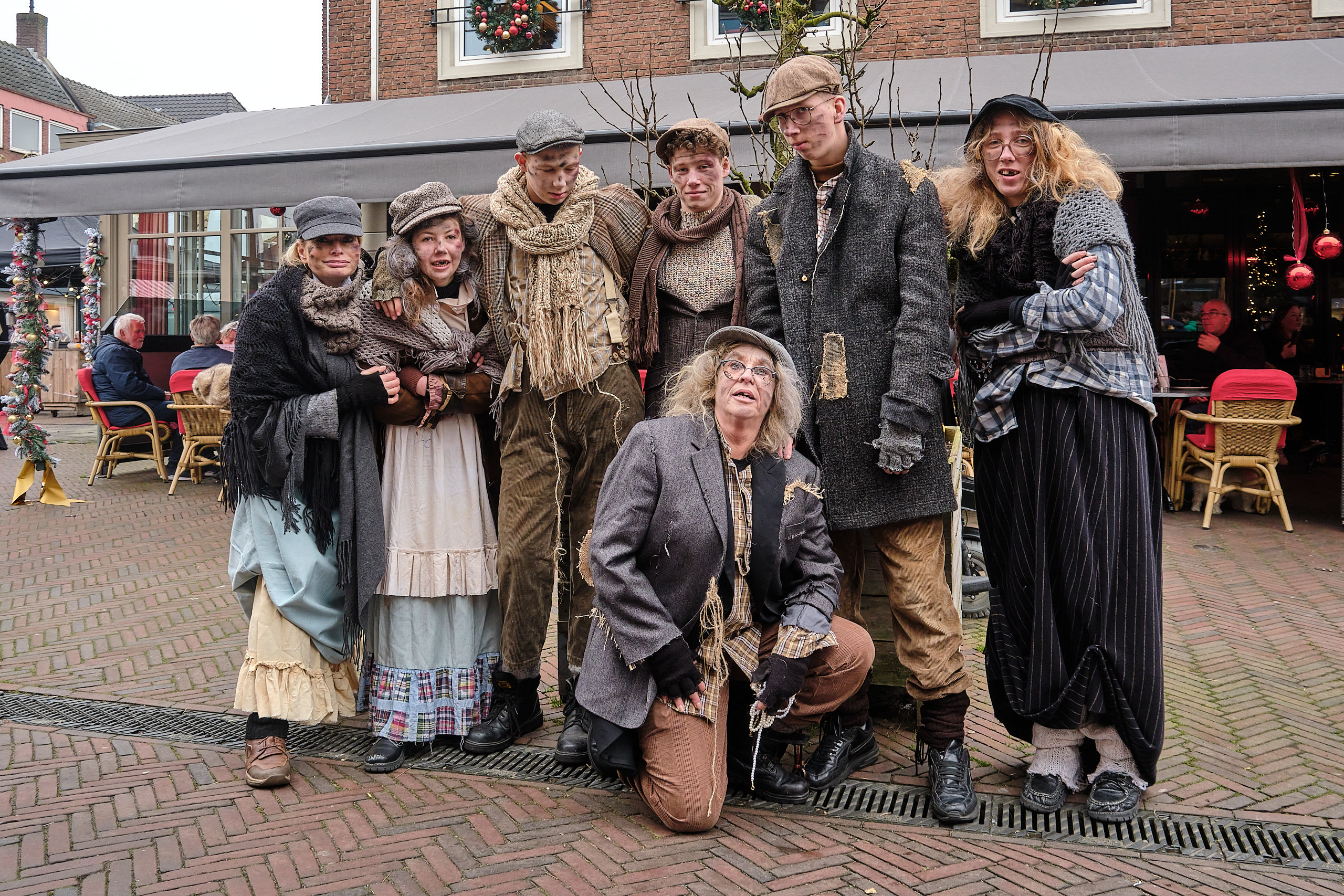 straatportret Dickens festijn Tiel straat boefjes