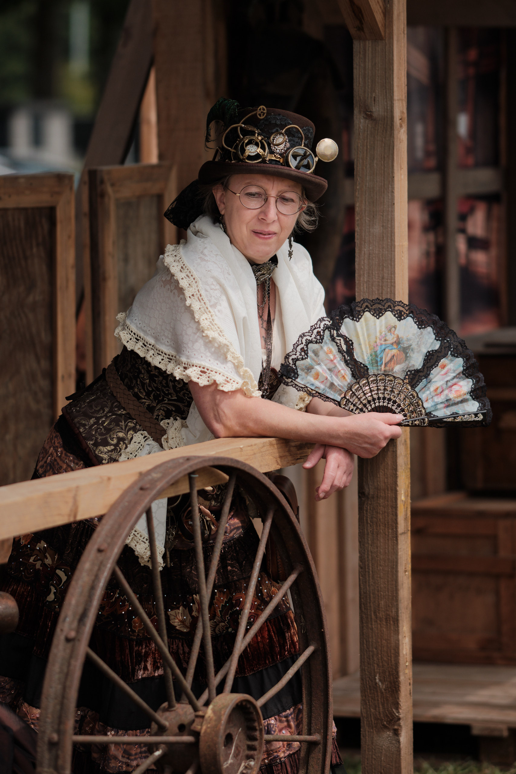 Fotofair 2022 steampunk model voor de saloon